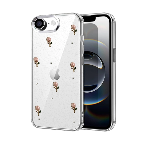 Newface Apple iPhone 16E Fiyonk Desenli Kapak - Desen 6