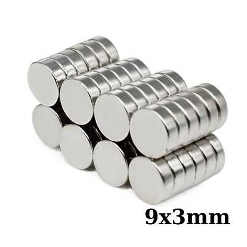 9x3mm Neodyum Gl Mknats - Neodim Magnet