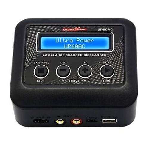 UP60AC 60W 6A 2-4S LiPo LiHv Pil arj Cihaz