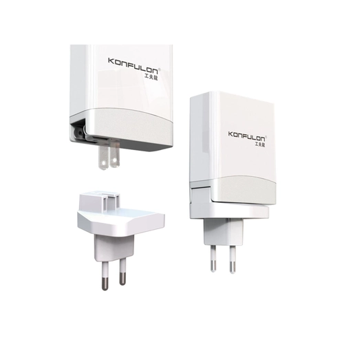 Konfulon C56Q 2 USB Type-C 3.0 Quick PD 30W Seyahat arj Cihaz