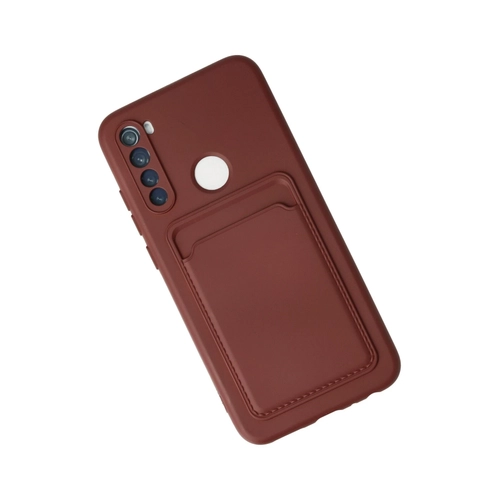 Newface Xiaomi Redmi Note 8 Klf Kelvin Kartvizitli Silikon - Bordo