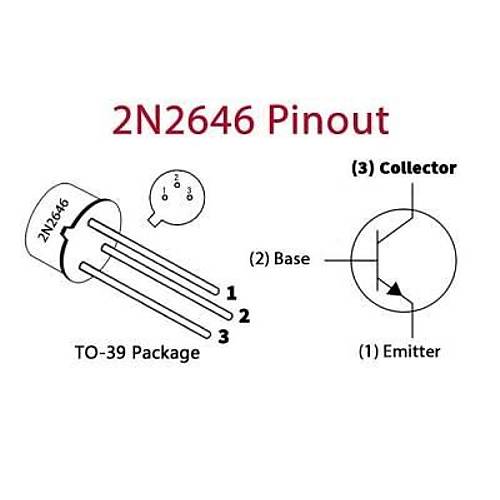 2N2646 Unijunction Transistr TO-18