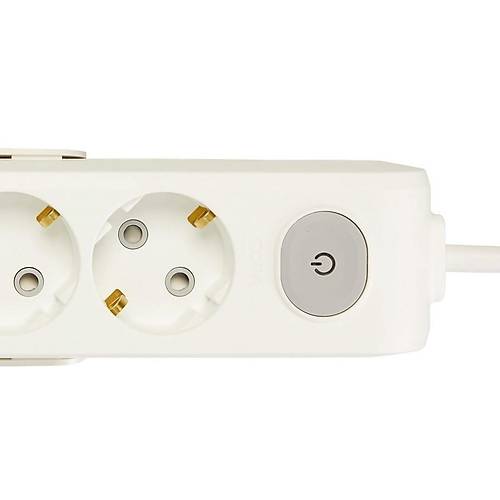 Viko Multi-Let Drtl Grup Priz Anahtarl Toprakl Kablolu ocuk Korumal 2 Mt