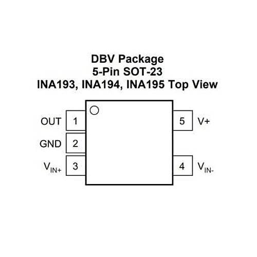 INA194AIDBVT SOT23-5 Smd Akm Ynetimi Entegresi