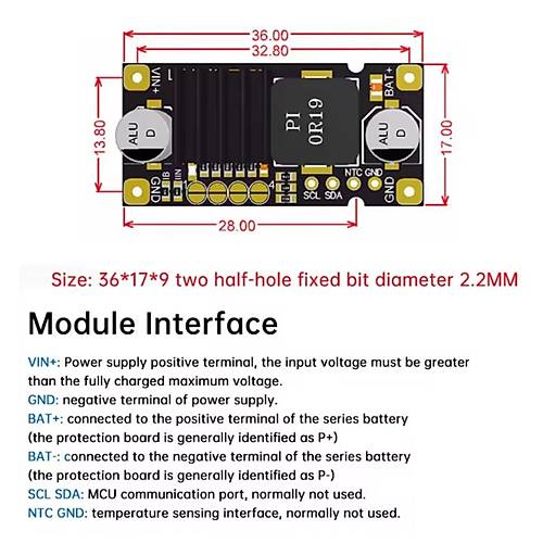 1S-2S-3S-4S Lityum Pil arj Modl Voltaj Drc 3A 40W