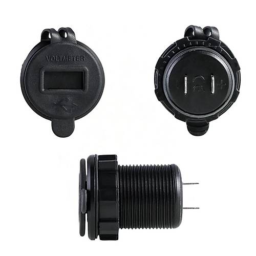 IC-266D Pano Tipi Voltmetreli 2'li USB