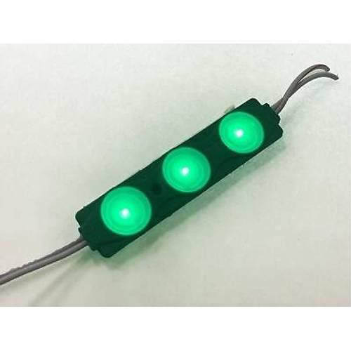 3'l Mercekli Modl Led - Yeil 12V 1.2W