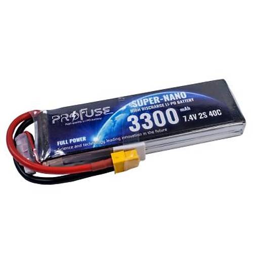 7,4V 2S 3300mAh 40C Lipo Batarya