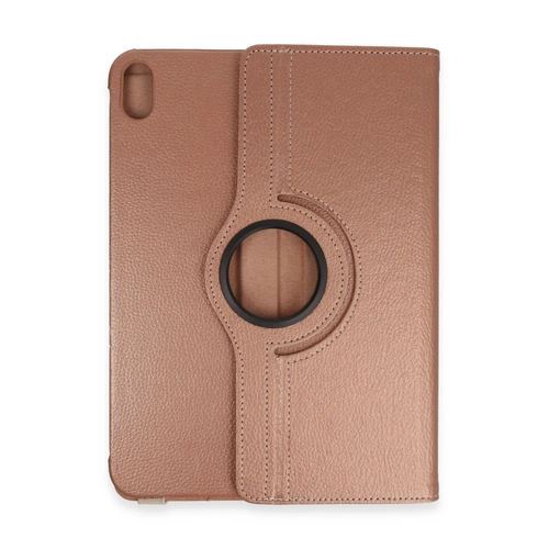 Newface iPad 2022 10.9 (10.nesil) Klf 360 Tablet Deri Klf - Rose Gold