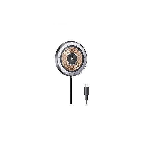 AW16 15W TypeC Magsafe, IPhone Manyetik effaf Grnml Kablosuz arj Cihaz