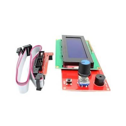 RepRap Ramps 1.4 Uyumlu 4x20 LCD Ekran Kiti - Smart Controller