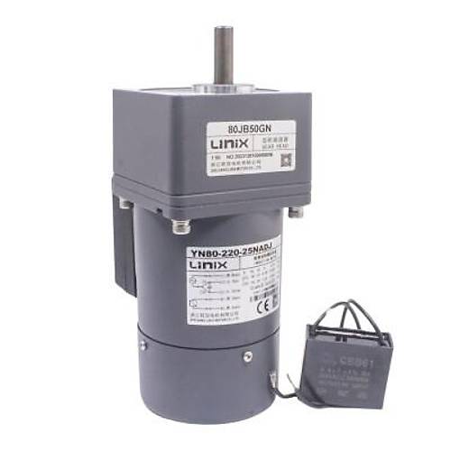 YN80-220-25 220V 13RPM Frenli AC Motor - 80JB100GN