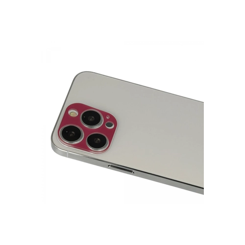 Newface iPhone 13 Pro Max Rainbow Kamera Lens Koruma Cam - Koyu Krmz