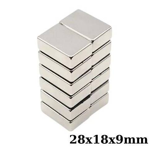 28x18x9mm Neodyum Gl Mknats - Neodim Magnet