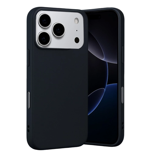 Newface Apple iPhone 17 Pro Nano ii Kadife Silikon - Siyah