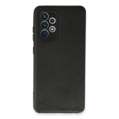 Newface Samsung Galaxy A52 Kılıf Loop Deri Silikon - Siyah