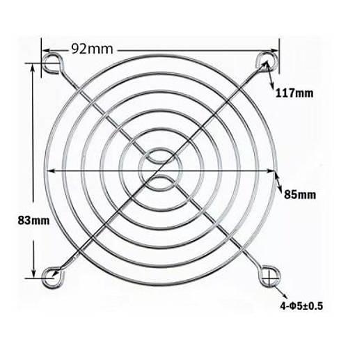 92x92mm Fan Koruma Teli