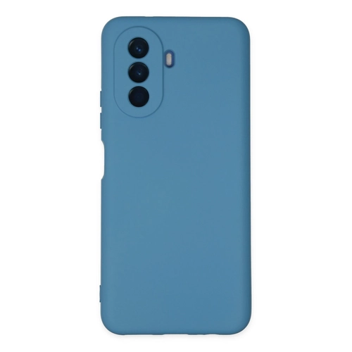 Newface Huawei Nova Y70 Klf Nano ii Kadife Silikon - Mavi