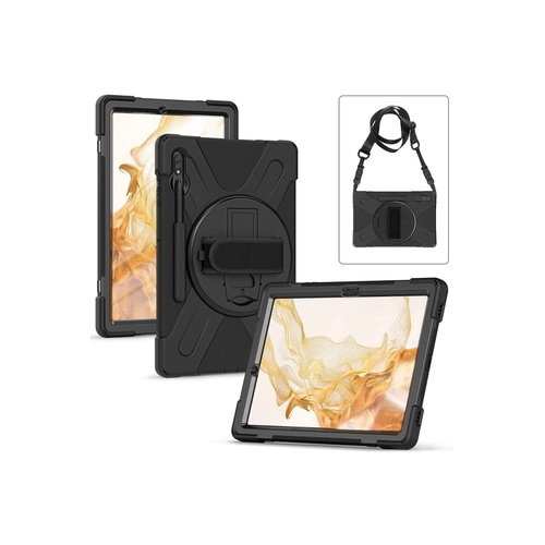 Newface Samsung Galaxy T737 Tab S7 FE 12.4 Klf Amazing Tablet Kapak - Siyah