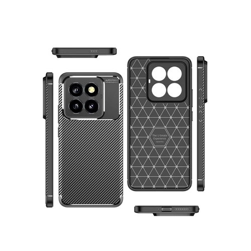 Newface Xiaomi Mi 14T Pro Klf Auto Focus Karbon Kapak - Siyah