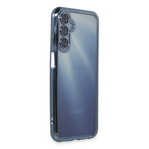 Newface Samsung Galaxy M34 5G Klf Razer Lensli Silikon - Ak Mavi