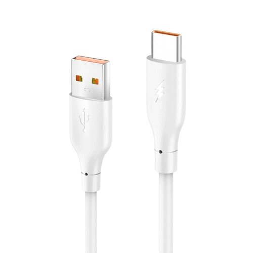 Konfulon DC65 USB to Type-C 1M 3.0A Hzl arj Kablo - Beyaz