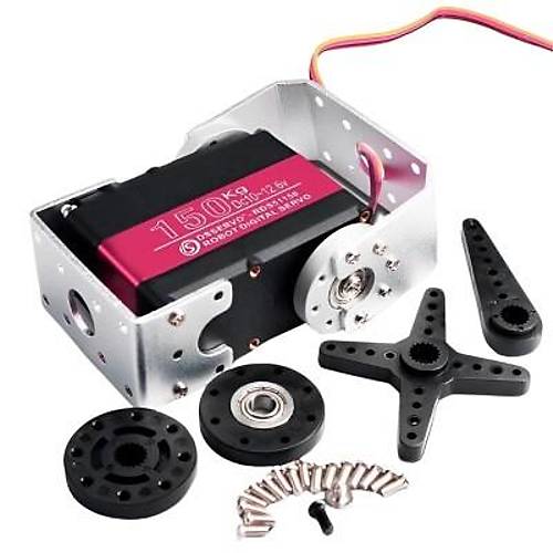 RDS51150 150KG Dijital Servo Motor 180 - U Servo Braket Dahil