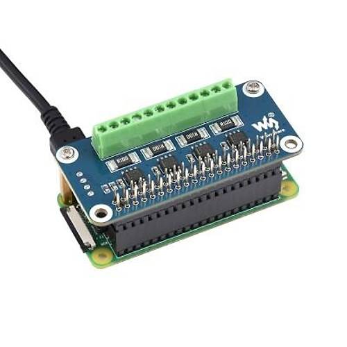 4 Kanall Akm/Gerilim/G Monitr Raspberry Pi HAT