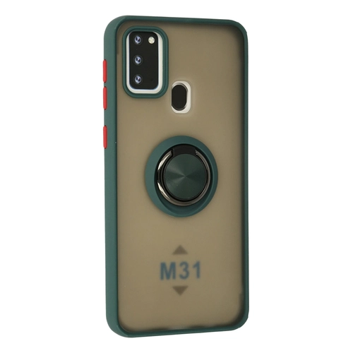 Newface Samsung Galaxy M31 Klf Montreal Yzkl Silikon Kapak - Yeil
