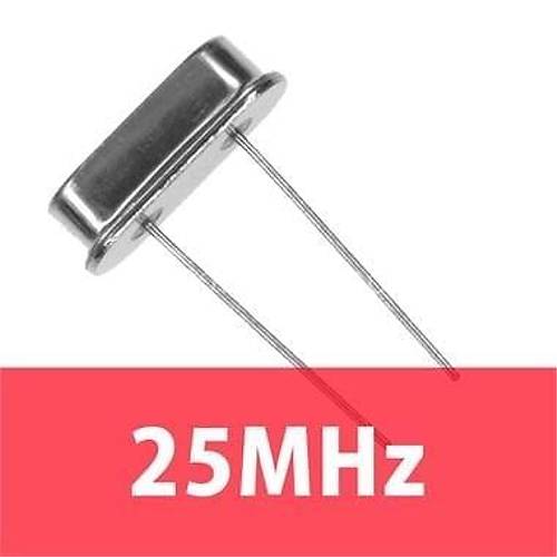 25MHz Kristal Osilatr (HC-49S)