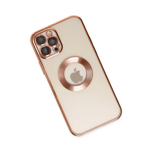 Newface iPhone 12 Pro Max Klf Slot Silikon - Rose Gold