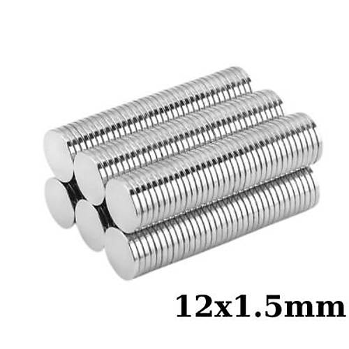 12x1.5mm Neodyum Gl Mknats - Neodim Magnet
