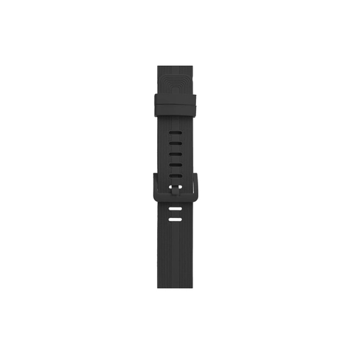 Newface Apple Watch 38mm KR408 izgili Silikon Kordon - Koyu Gri