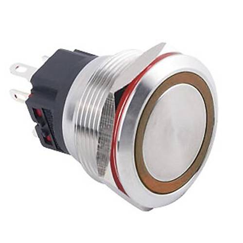 25B-P1-E 25mm Dz Yayl Ikl Metal Buton - Sar