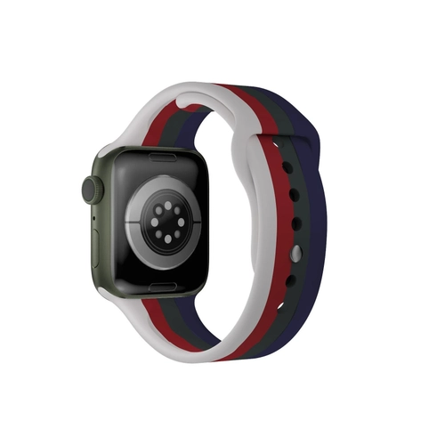 Newface Apple Watch 38mm Gkkua Org Kordon - Beyaz-Lacivert