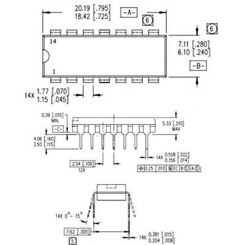 IR2156 DIP-14 G Kontrol Entegresi