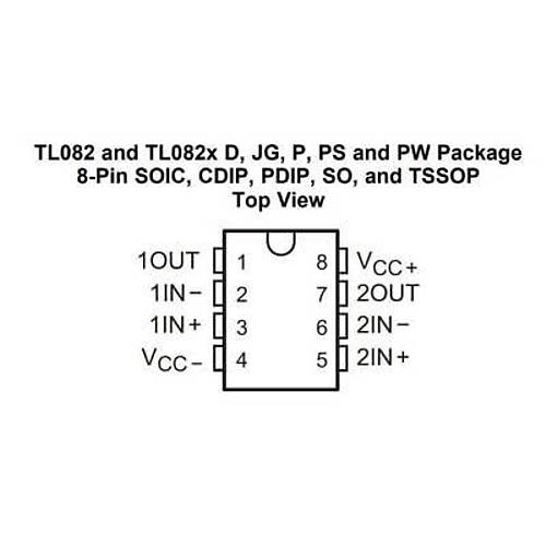 TL082 DIP8 Entegre