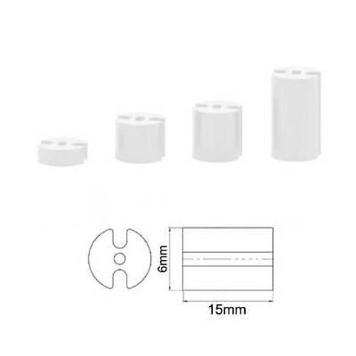 6x15mm 3 Pin Led Distans (Standoff) - Beyaz