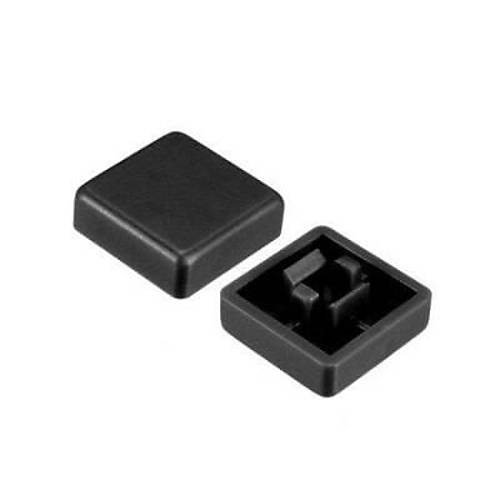 Tact Switch Kapa Kare Siyah - 10x10x5mm