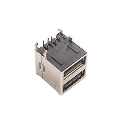 2 Port USB-A 2.0 Dişi Konnektör PCB Tipi