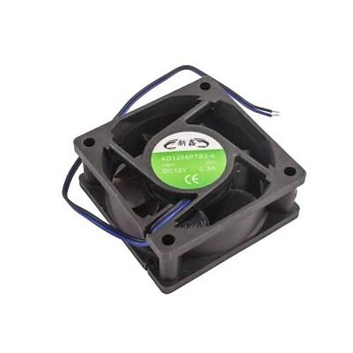 60x60x25mm 12V Fan 2 Kablolu