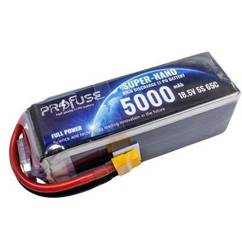 18,5V 5S 5000mAh 65C Lipo Batarya