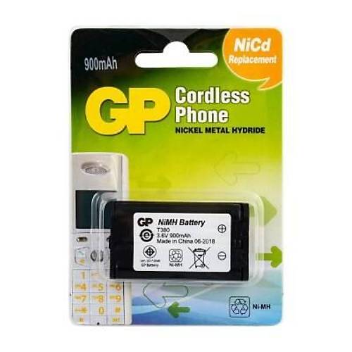 GP T380 HHR-P104 3.6V 900mAh Panasonic Telsiz Telefon Pili