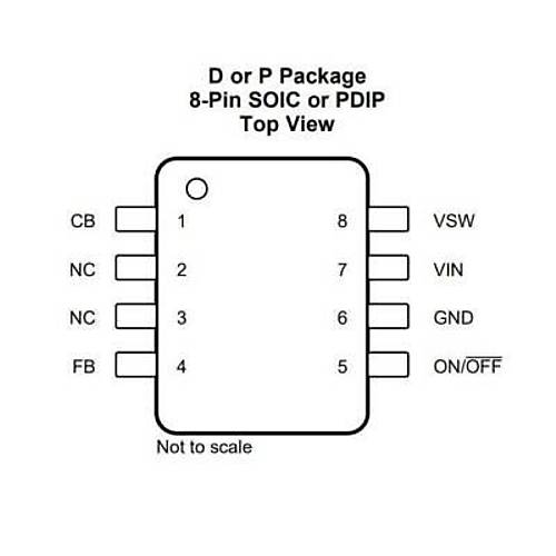 LM2675MX-5.0/NOPB SMD Anahtarlama Reglatr