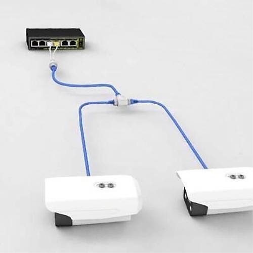 GNT-5313AB PoE Splitter - RJ45 3 Yollu Ayrc