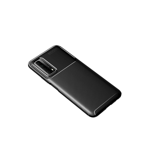 Newface Huawei P Smart 2021 Klf Auto Focus Karbon Kapak - Siyah