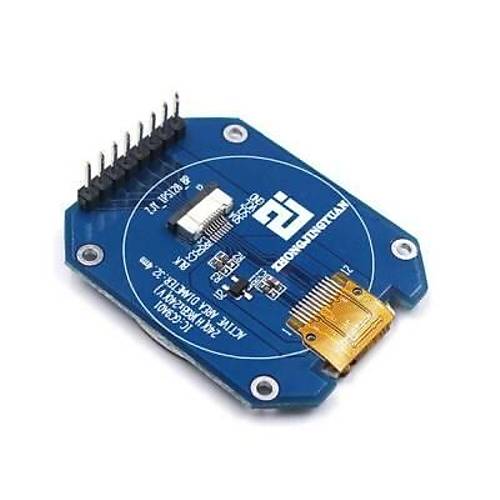 GC9A01 1.28'' 240x240 Oled Grafik Lcd Ekran - Kare PCB
