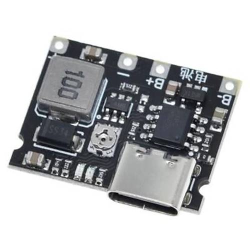 Type-C Li-ion 18650 Pil Şarj Devresi - DC-DC Voltaj Yükseltici