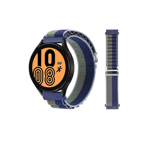 Newface Watch 20mm KR410 Kuma Kordon - Lacivert-Yeil