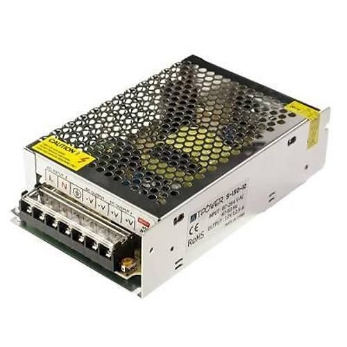 Hightek 12V 12.5A Metal Kasa Adaptr - LED Driver